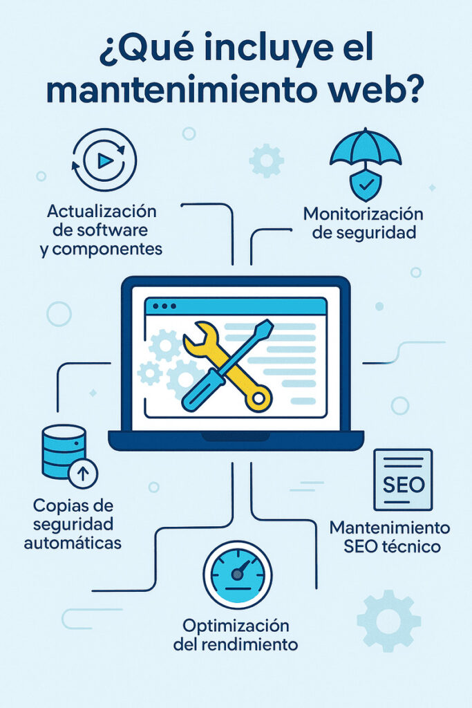 Qué Incluye un Mantenimiento Web