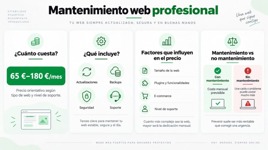 Cuánto Cuesta el Mantenimiento de una Página Web
